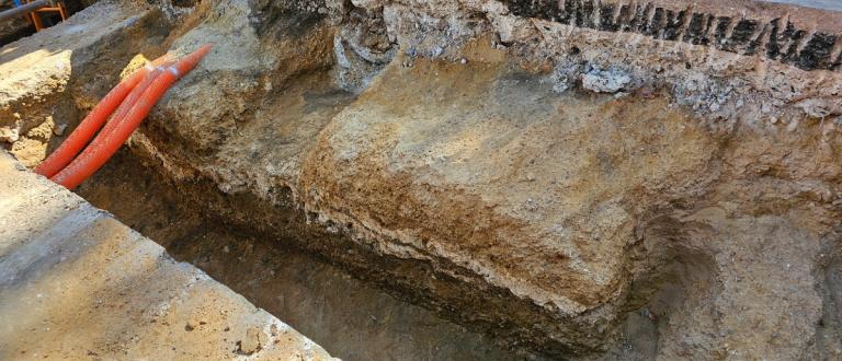 Roman road uncovered on Old Kent Road