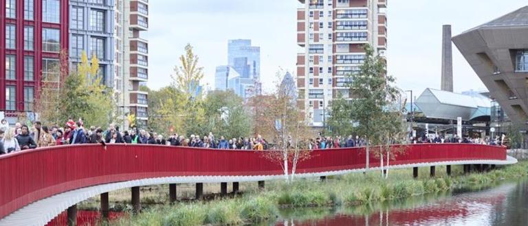 Canada Water boardwalk