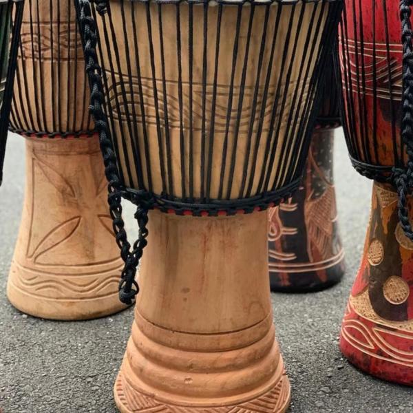 African Djembe drums