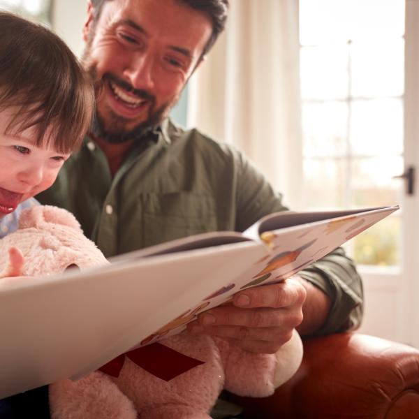 Parent reading to child