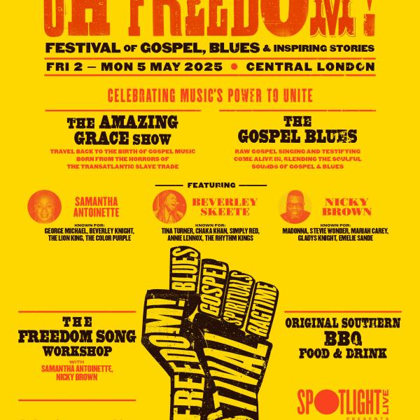 Oh Freedom Festival poster