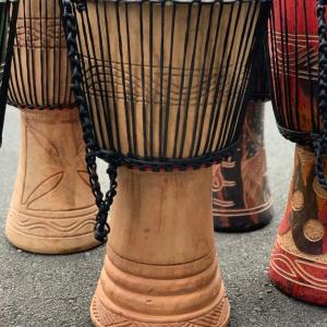 African Djembe drums